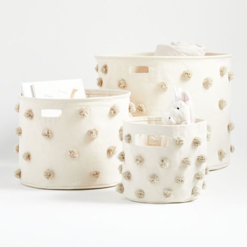 Pehr Pom Pom Drum Bins