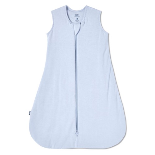 HALO - 1.5 TOG supersoft bamboo wearable blanket, double zipper sleeping bag with weighted feel - blue