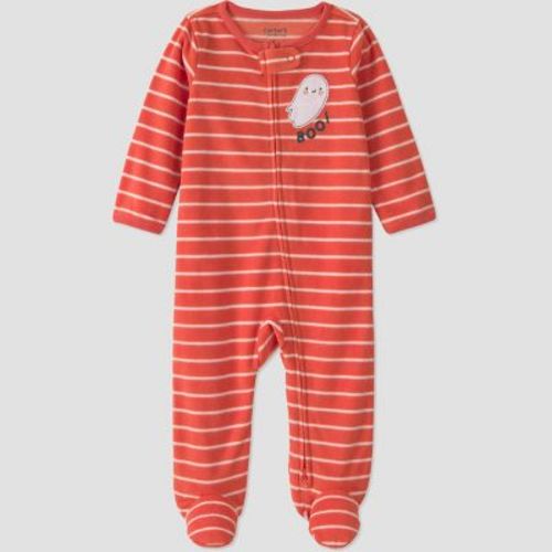 Carter's Just One You® Baby Halloween Boo Long Sleeve Sleep N' Play - Orange 3M