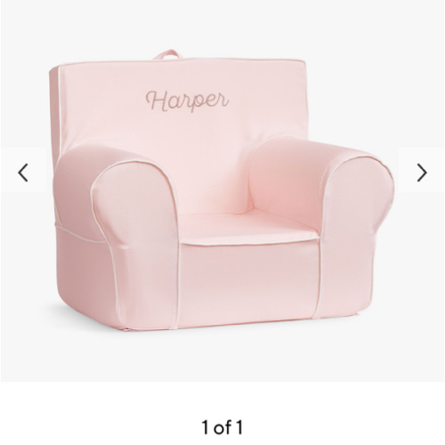 Anywhere Chair®, Pearl Twill With White Piping