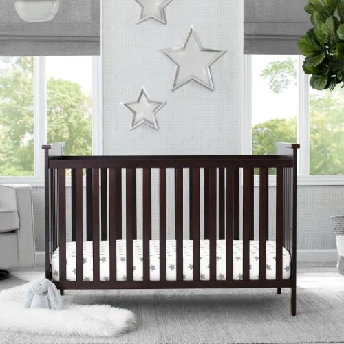 Delta Children Adley 3-in-1 Convertible Crib - Dark Chocolate