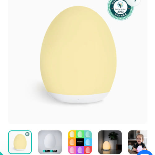 VAVA Baby Egg Night Light with Touch Control