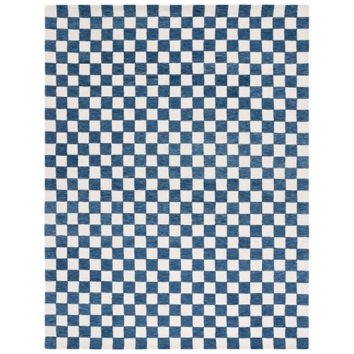 AllModern Freemont Area Rug In Blue/Ivory | Wayfair