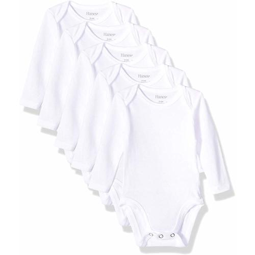 Ultimate Baby Flexy 5 Pack Long Sleeve Bodysuits