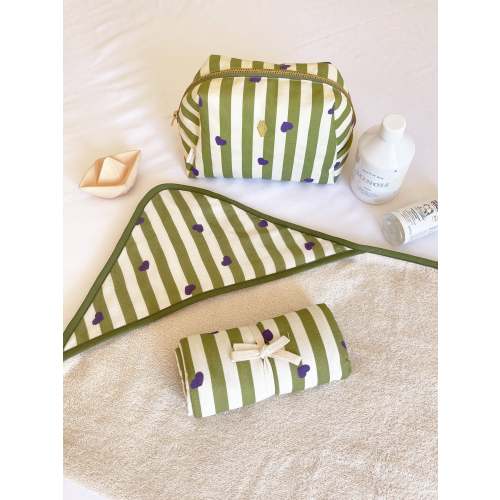 Stripe & Love bath set