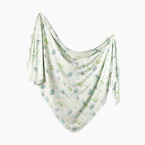Copper Pearl Knit Swaddle Blanket - Desert