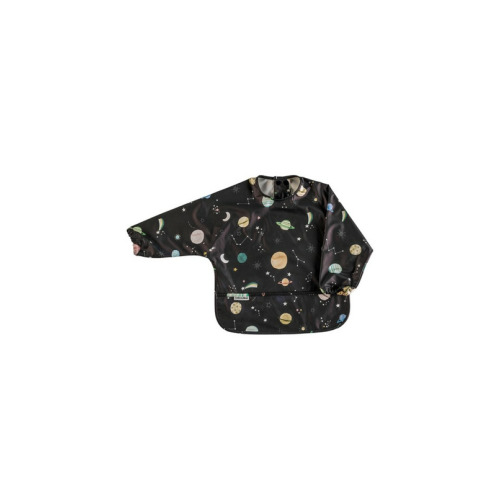 Loulou Lollipop Long Sleeve Waterproof Bib Planets