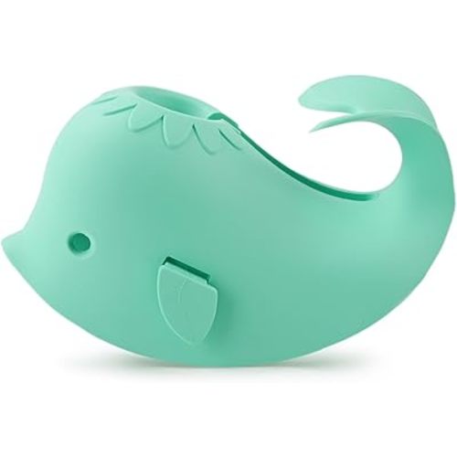Bathtub Faucet Cover for Baby Bath Spout Cover, Kids Shower Head Protector Bathtub Spout Guard Toddlers Protection Accessories(Whale-Turquoise)