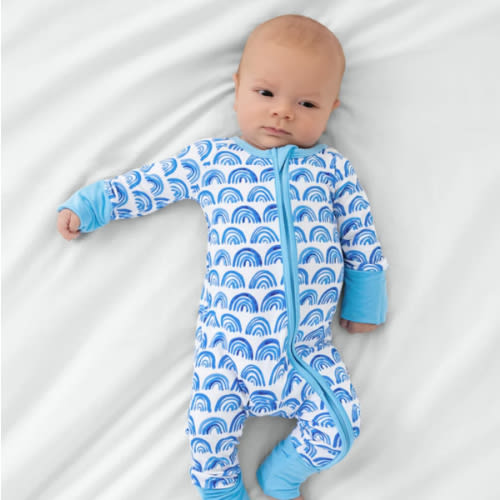 Blue Rainbows Zippy - Little Sleepies