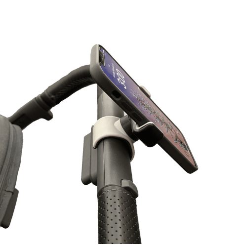 Stroller Phone Holder, Shopping Cart Phone Holder - Stable & Secure Fit on Handlebars, Universal Fit