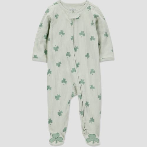 Carter's Just One You® Baby St. Patrick's Day Shamrock Sleep N' Play- Green