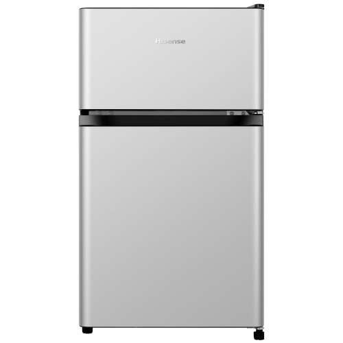 Hisense 3.1-cu ft Mini Fridge with Freezer ( Silver ) ENERGY STAR