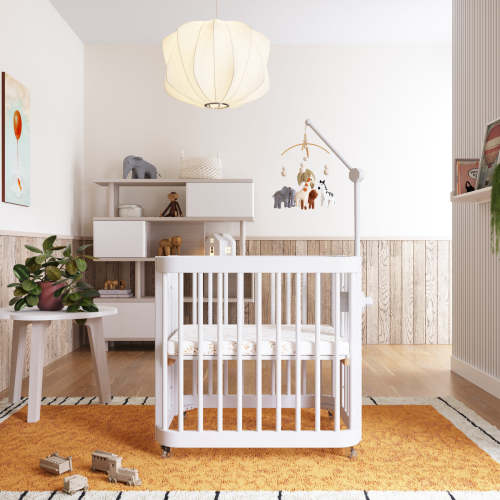 The Wave Crib | Convertible Crib To Toddler Bed | Nestig