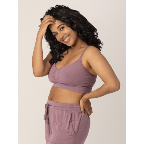 Sublime® Bamboo Hands-Free Pumping Lounge & Sleep Bra | Twilight - Kindred Bravely