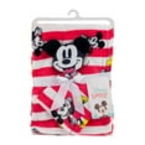 Disney Mickey Mouse Blanket and Security Blanket 2-piece Set