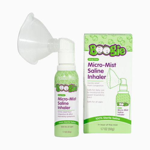 Boogie Micro-Mist Saline Inhaler - Green, 1.7 Oz