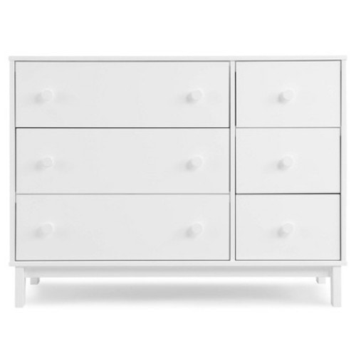 babyGap by Delta Children Legacy 6 Drawer Dresser with Interlocking Drawers - Bianca White