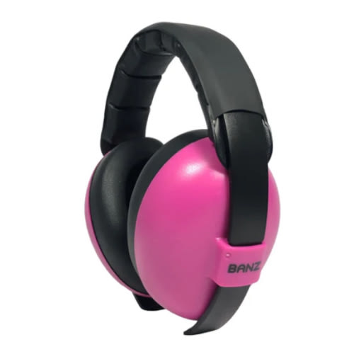 Baby Earmuffs (Solids) Color: Azalea