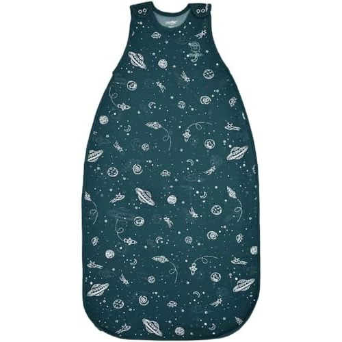 Woolino Big Kid Sleeping Bag, 4 Season Baby Sleep Sack, Merino Wool and Organic Cotton Wearable Blanket, 4-6 Years