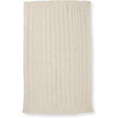Burt's Bees Baby Infant Blanket, Cable Knit, Made with 100% Soft Breathable Organic Cotton, Nursing Blankets, Machine Wash Baby Newborn Essentials, Size 30 x 40 Inch
