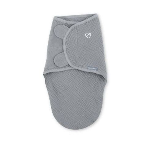 SwaddleMe by Ingenuity Original Muslin Baby Swaddle 0-3m - Blush