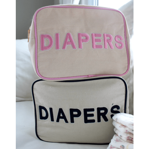 Diapers Bag XL - Pink or Navy