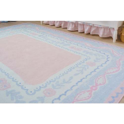 Kids Rug | Preppy Heirloom Ribbon
