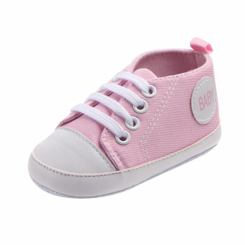 GERsome Soft Adorable Baby Shoes Newborn Infant Baby Boys Girls Sandals Solid Canvas Anti-slip Soft Shoes