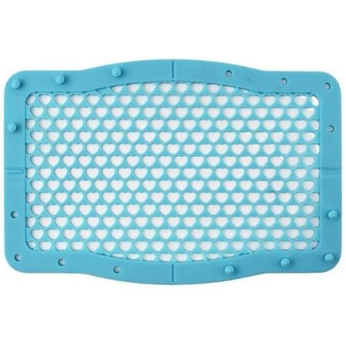 Foldable Mesh Silicone Dishwasher Bag Basket with Buckle Lock for Baby Bottles, Nipples, Pacifiers, Breast Pump Accessories & Kitchen Small Parts (Red Heart Style)