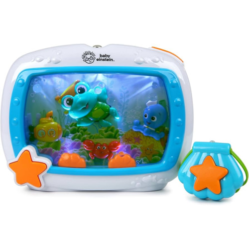 Baby Einstein Sea Dreams Soother Musical Crib Toy and Sound Machine, Newborn and up