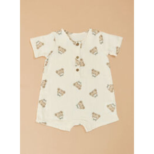 Teddy Romper by Quincy Mae in Natural | Tullabee