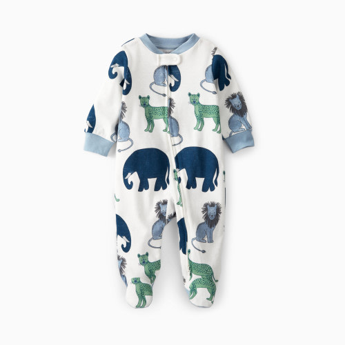 Carter's Little Planet Organic Cotton Sleep & Play Pajamas - Multi-Color, 0-3 M