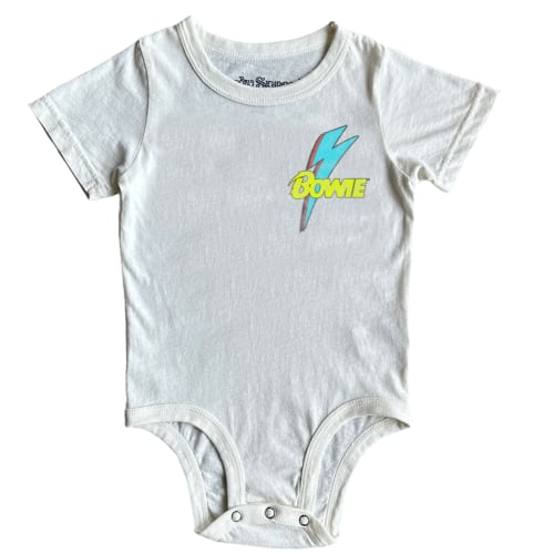 bowie checker ss onesie onesie