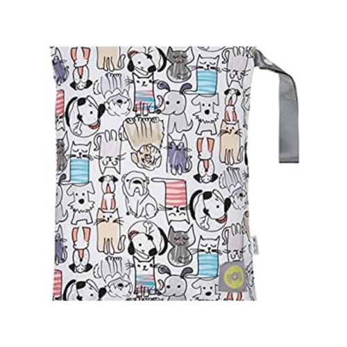 Travel Happens™ Reusable Sealed Wet Bag - Cats & Dogs