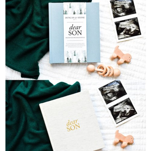 Duncan & Stone Dear Son Prompted Prayer Journal & Childhood Keepsake Book – Duncan & Stone Paper Co.