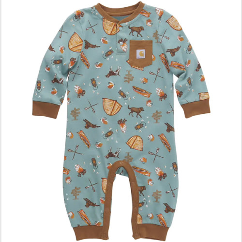 Boys' Long-Sleeve Printed Coverall (Infant) | 12M | Carhartt