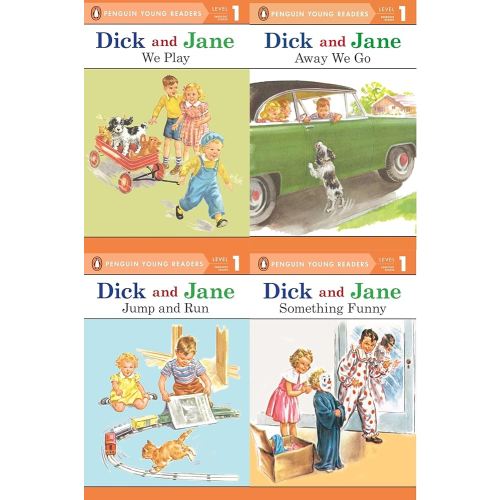 Sets of 4 Classic Dick & Jane Readers (Level 1)