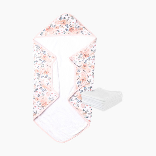 Copper Pearl Hooded Towel and Washcloth Set - Autumn