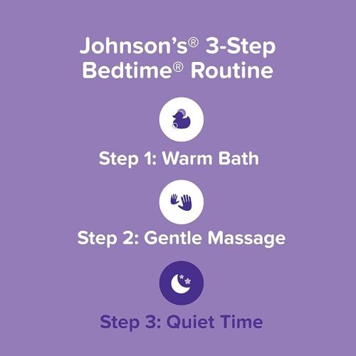 Johnson's Sleepy Time Bedtime Baby Gift Set with Relaxing NaturalCalm Aromas, Bedtime Baby Bath Shampoo, Wash & Lotion Essentials, Hypoallergenic & Paraben-Free, 4 Items - Sleepy Time Gift Set