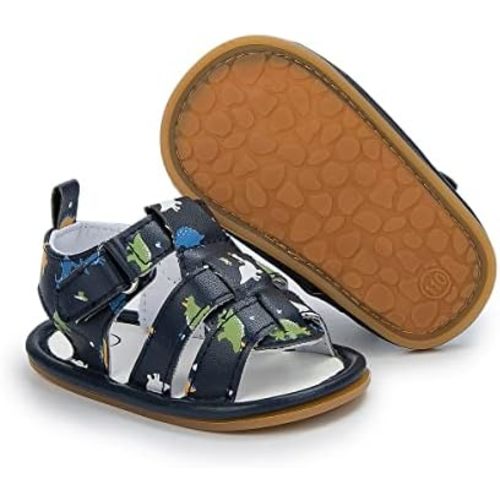 Infant Baby Boys Girls Summer Sandals Newborn Lightweight Non slip Rubber Sole Breathable Toddler Outdoor Beach Open Toe First Walker Shoes