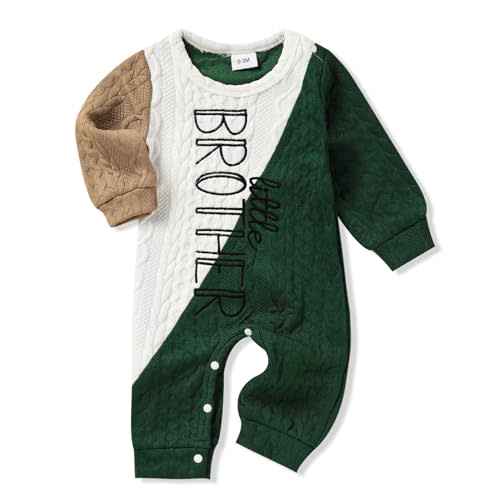 TITKKOP Newborn Baby Boy Romper Long Sleeve Outfits Jumpsuit Clothes Bodysuit One-Piece Romper