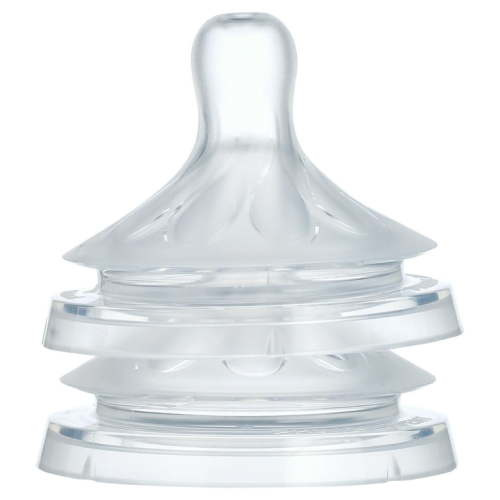 Philips Avent Natural Response Silicone Nipple Med Flow 4, 3M+, 2 Pack, SCY964/02