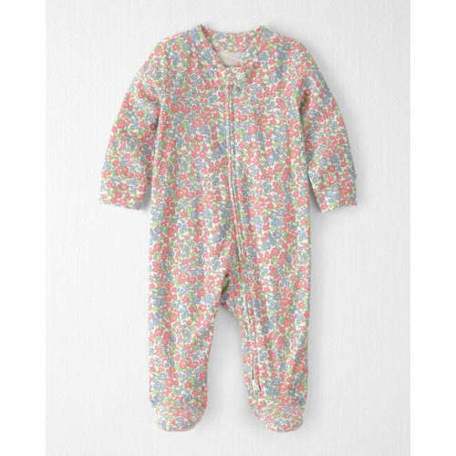 Baby Girl Organic Cotton Sleep & Play Pajama in Spring Floral - Little Planet | Carter's