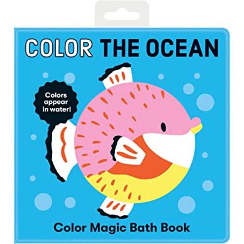 Color the Ocean Color Magic Bath Book