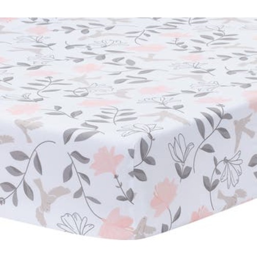 Petals Floral 100% Cotton Fitted Crib/Toddler Sheet