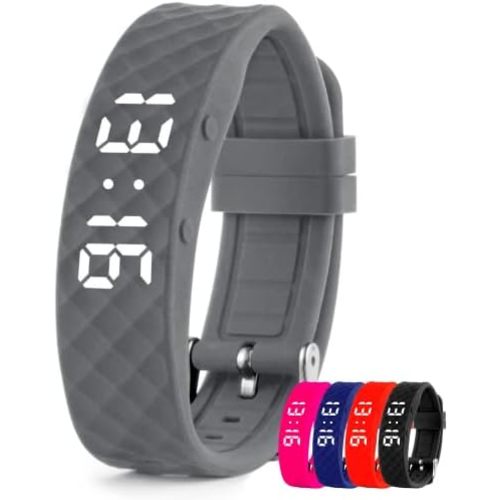Vibrating Alarm Reminder Watch - with up to 10 Personal Alarms or Pill Reminders per Day