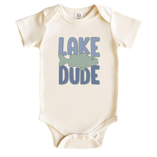 Lake Dude Graphic Bodysuit | Natural