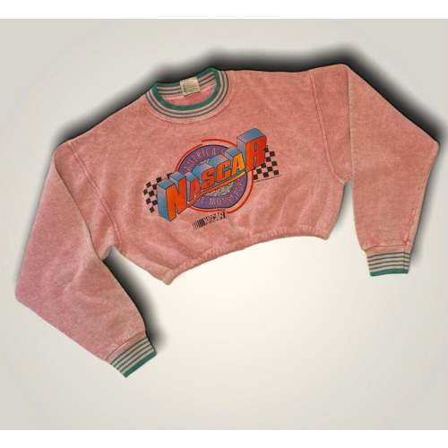 Vintage Nascar Crop Swaetshirt