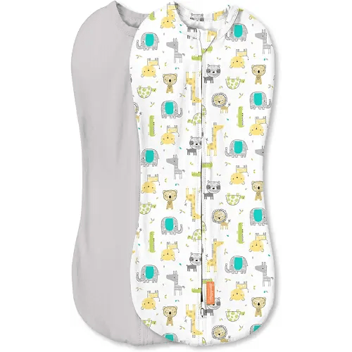 SwaddleMe Pod – Newborn Size, 0-2 Months, 2-Pack (Excursion)
