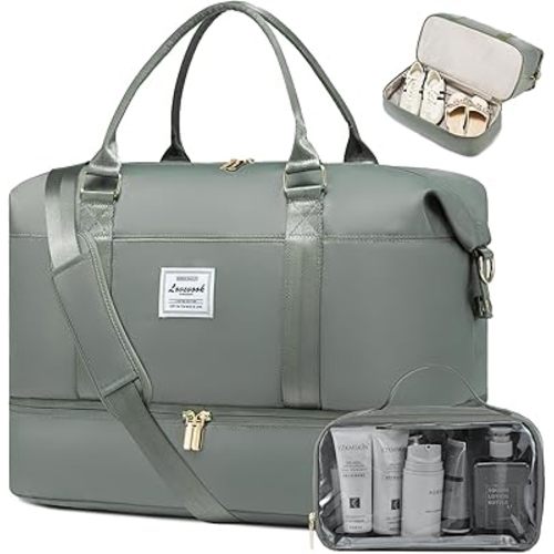 LOVEVOOK Travel Bag Weekender Bags for Women, Carry on Overnight Bag with Shoe Compartment,Duffle Bag with Laptop Pocket,Hospital Bag for Labor Delivery,Gym Tote Bag with Toiletry Bag